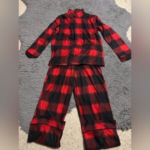 Cat & Jack Plaid Red and Black Kids Pajamas